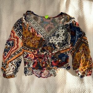 FARM Rio Floral Crop Top